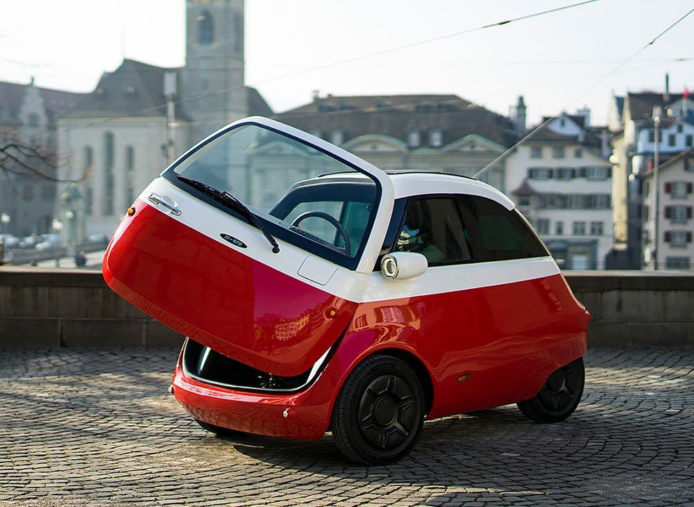 Meet Urban Transportation And Mobility Electric City Car : The Microline