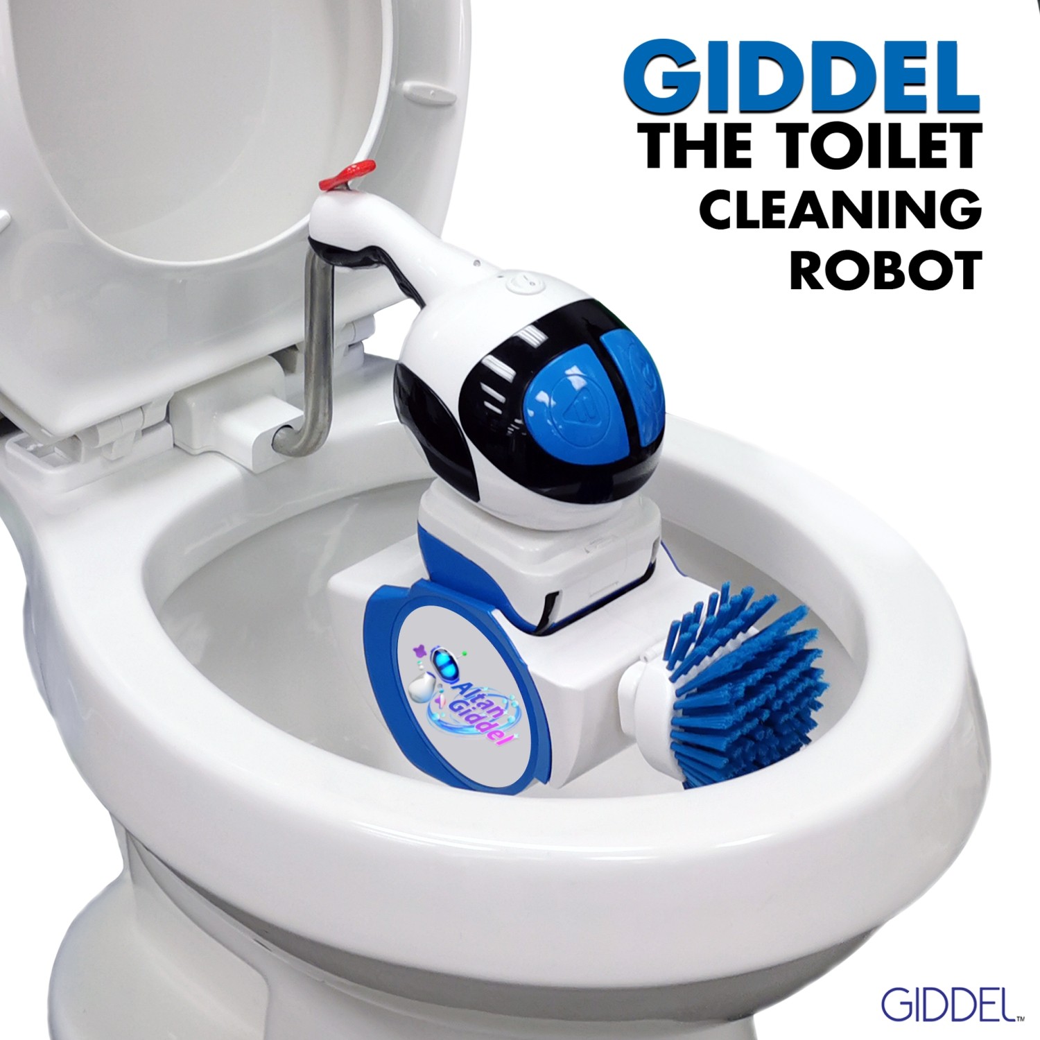 Giddel Tuvalet Temizleme Robotu