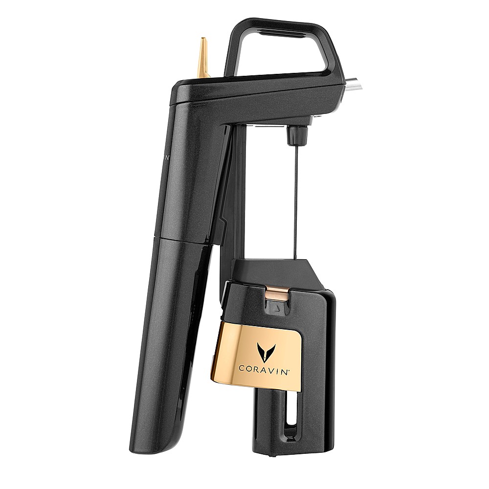 CORAVİN Altılı  Premium Set /Tam Otomatik Şarap Muhafaza Sistemi/ Bluetooth Bağlantılı, Parlak Siyah Kaplama