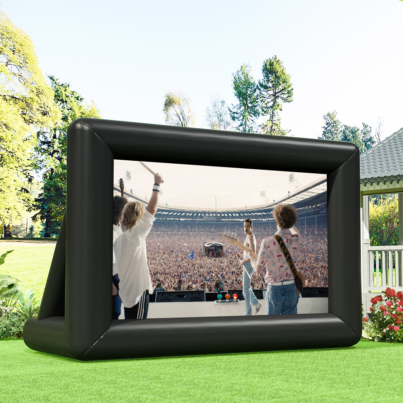 Holiday Styling 19FT Dev Şişme Dış Mekan Projektör Ekranı