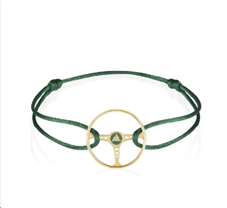 18 Ayar Altın British Racing Green Bileklik