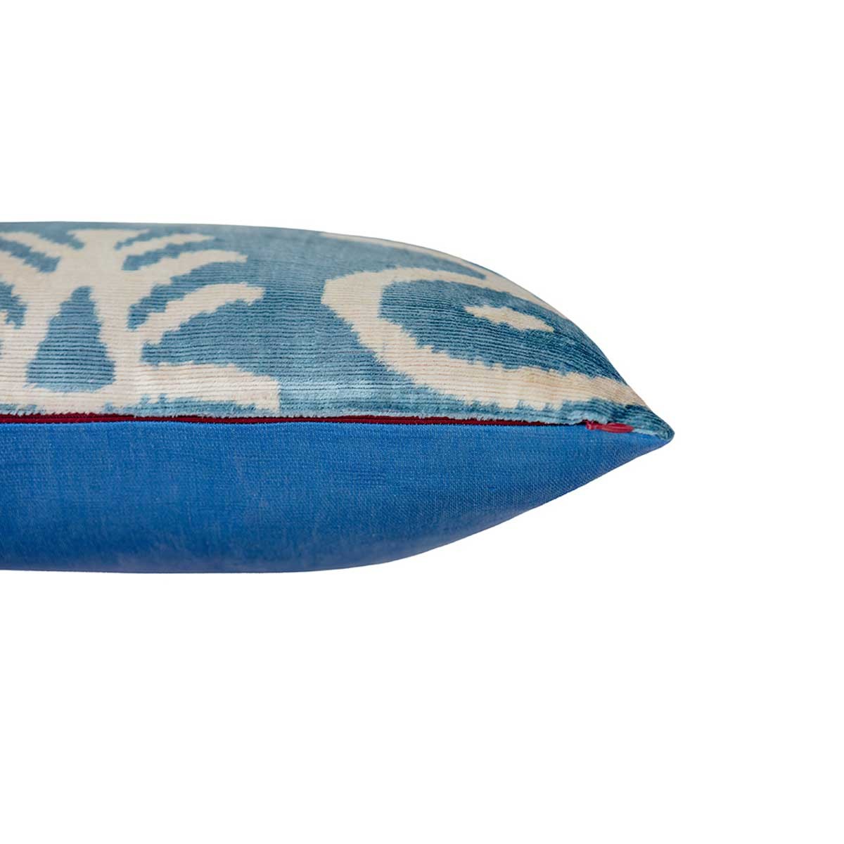 Mekhann Ikat XV El Dokuma İpek Minder(44*44)