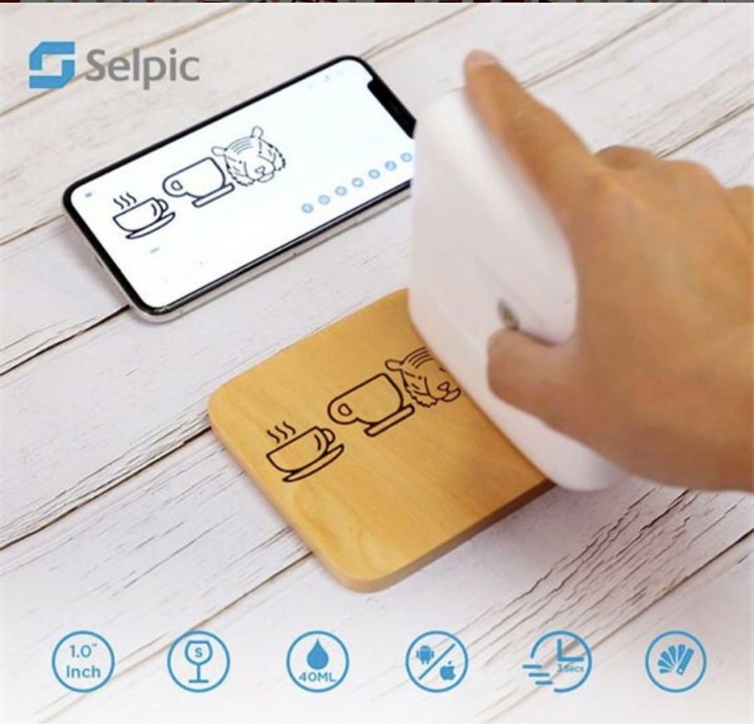 Selpic S1 Taşınabilir Yazıcı Seti + 3 Hızlı Kuruyan Mürekkep Kartuşu