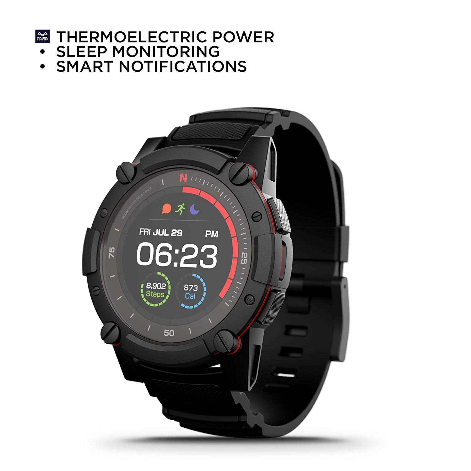 Matrix Powerwatch 2-Şarj Gerektirmeyen Akıllı Saat