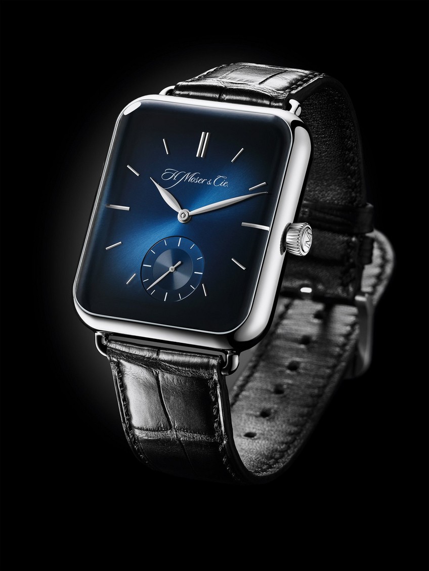 H.Moser&Cie Swiss Alp Deri̇ Kayışlı Saat ( 5324-0201)