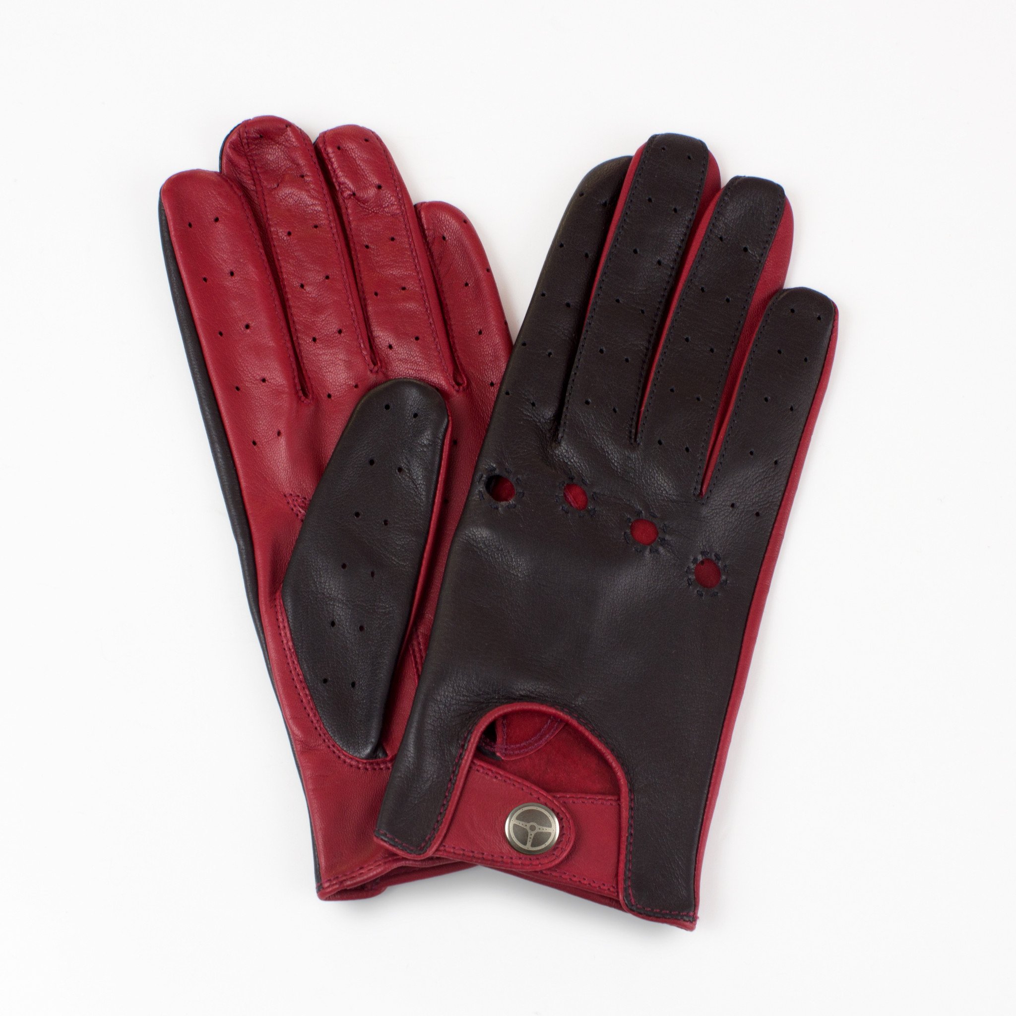 Outlierman/The Heritage – Sürüş Eldivenleri – Siyah/Kızıl